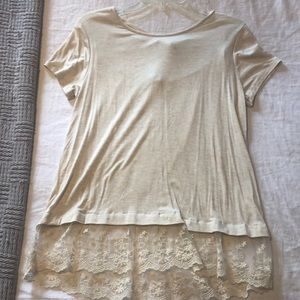 Altar’d State Cream Colored Blouse